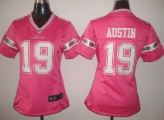 Nike Dallas Cowboys #19 Miles Austin 2013 Pink Love Womens Jersey