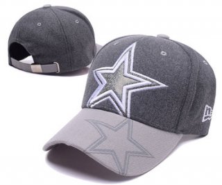 Cowboys Team Logo Heather Gray Adjustable Hat SD