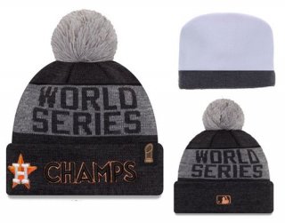 MLB Houston Astros Logo Stitched Knit Beanies 003