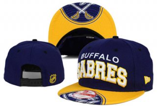 NHL Buffalo Sabres Team Logo Navy Snapback Adjustable Hat