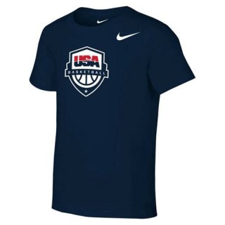 Team USA Nike Preschool Core Cotton T-Shirt Navy