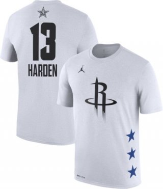 Jordan Men's 2019 NBA All-Star Game #13 James Harden Dri-FIT White T-Shirt