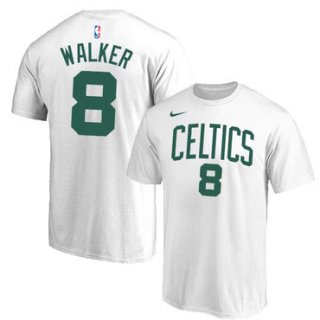 Boston Celtics 8 Kemba Walker White Nike T-Shirt