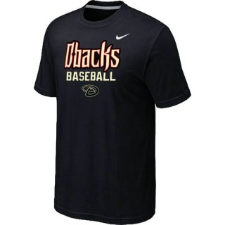 Nike MLB Arizona Diamondbacks 2014 Home Practice T-Shirt - Black