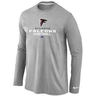 Nike Atlanta Falcons Critical Victory Long Sleeve T-Shirt Grey