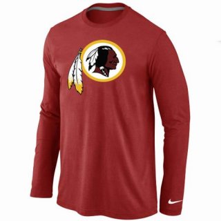 Nike Washington Redskins Logo Long Sleeve T-Shirt RED