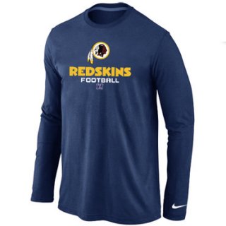 Nike Washington Redskins Critical Victory Long Sleeve T-Shirt D.Blue