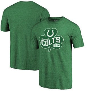 Indianapolis Colts Pro Line by Fanatics Branded St. Patrick's Day Paddy's Pride Tri-Blend T-Shirt - Green