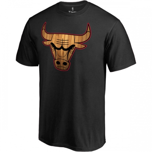 Men's Chicago Bulls Black Hardwood T-Shirt