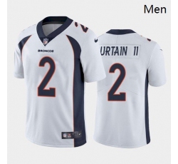 Men Denver Broncos #2 Patrick Surtain II Navy White Orange 2021 Draft Jersey