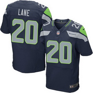 Men's Seattle Seahawks #20 Jeremy Lane Navy Blue Team Color NFL Nike Elite Jersey