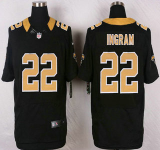 New Orleans Saints #22 Black Team Color NFL Nike Elite Jersey