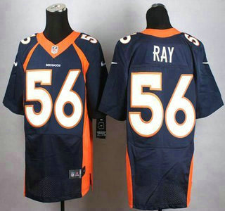 Men's Denver Broncos #56 Shane Ray Navy Blue Alternate NFL Nike Elite Jersey