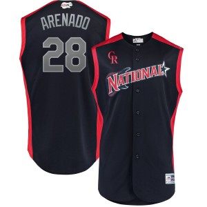 MLB National League 28 Nolan Arenado Navy 2019 All-Star Game Men Jersey