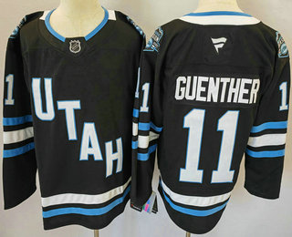 Men's Utah Hockey Club #11 Dylan Guenther Navy 2024 Stitched Jersey