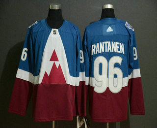 Men's Colorado Avalanche #96 Mikko Rantanen Blue 2020 Stadium Series Adidas Stitched NHL Jersey