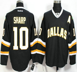 Men's Dallas Stars #10 Patrick Sharp Black Jersey