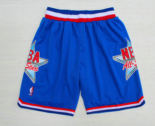 1992 All-Star Blue Hardwood Classics Swingman Shorts