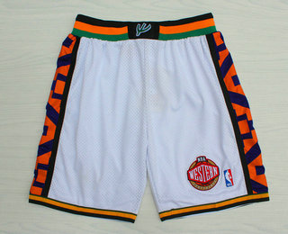 1995 All-Star White Hardwood Classics Swingman Shorts