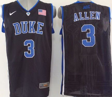 Duke Blue Devils #3 Grayson Allen Black Jersey