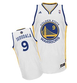 Golden State Warriors #9 Andre Iguodala White Swingman Jersey