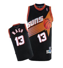 Phoenix Suns #13 Steve Nash Black Swingman Throwback Jersey