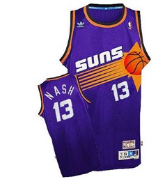Phoenix Suns #13 Steve Nash Purple Swingman Throwback Jersey