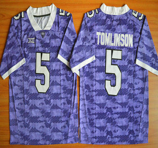 TCU Horned Frogs #5 LaDainian Tomlinson Purple 2015 College Football Jersey