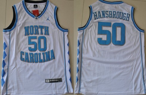 North Carolina Tar Heels #50 Tyler Hansbrough White Swingman Jersey