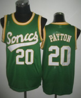 Seattle Supersonics #20 Gary Payton 2003-04 Green Swingman Jersey