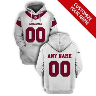 Men's New York Giants Active Player White Custom 2021 Pullover Hoodie