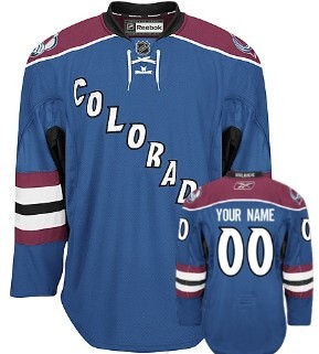 Colorado Avalanche Mens Customized Blue Third Jersey