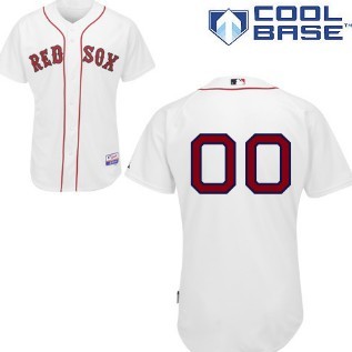 Kids' Boston Red Sox Customized White Jersey