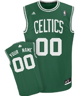 Kids Boston Celtics Customized Green Jersey