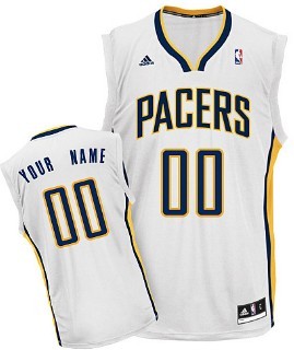 Kids Indiana Pacers Customized White Jersey