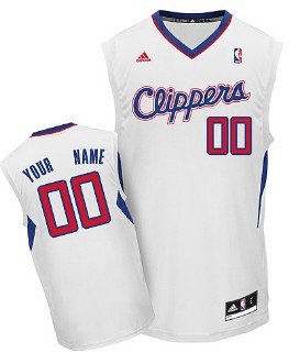 Kids Los Angeles Clippers Customized White Jersey