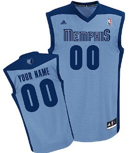 Kids Memphis Grizzlies Customized Light Blue Jersey