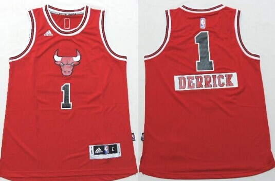 Chicago Bulls #1 Derrick Rose 2014 Christmas Day Red Kids Jersey