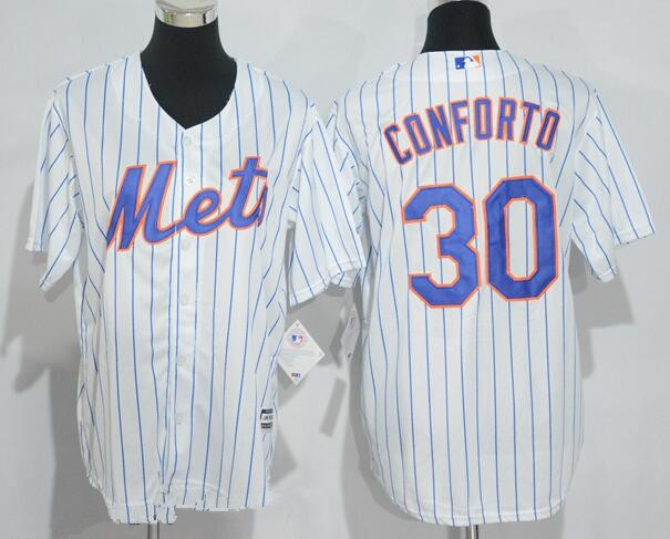 Youth New York Mets #30 Michael Conforto White Home Stitched MLB Majestic Cool Base Jersey