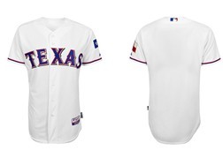 Texas Rangers Blank White Kids Jersey