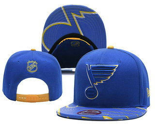 St. Louis Blues Snapback Ajustable Cap Hat YD